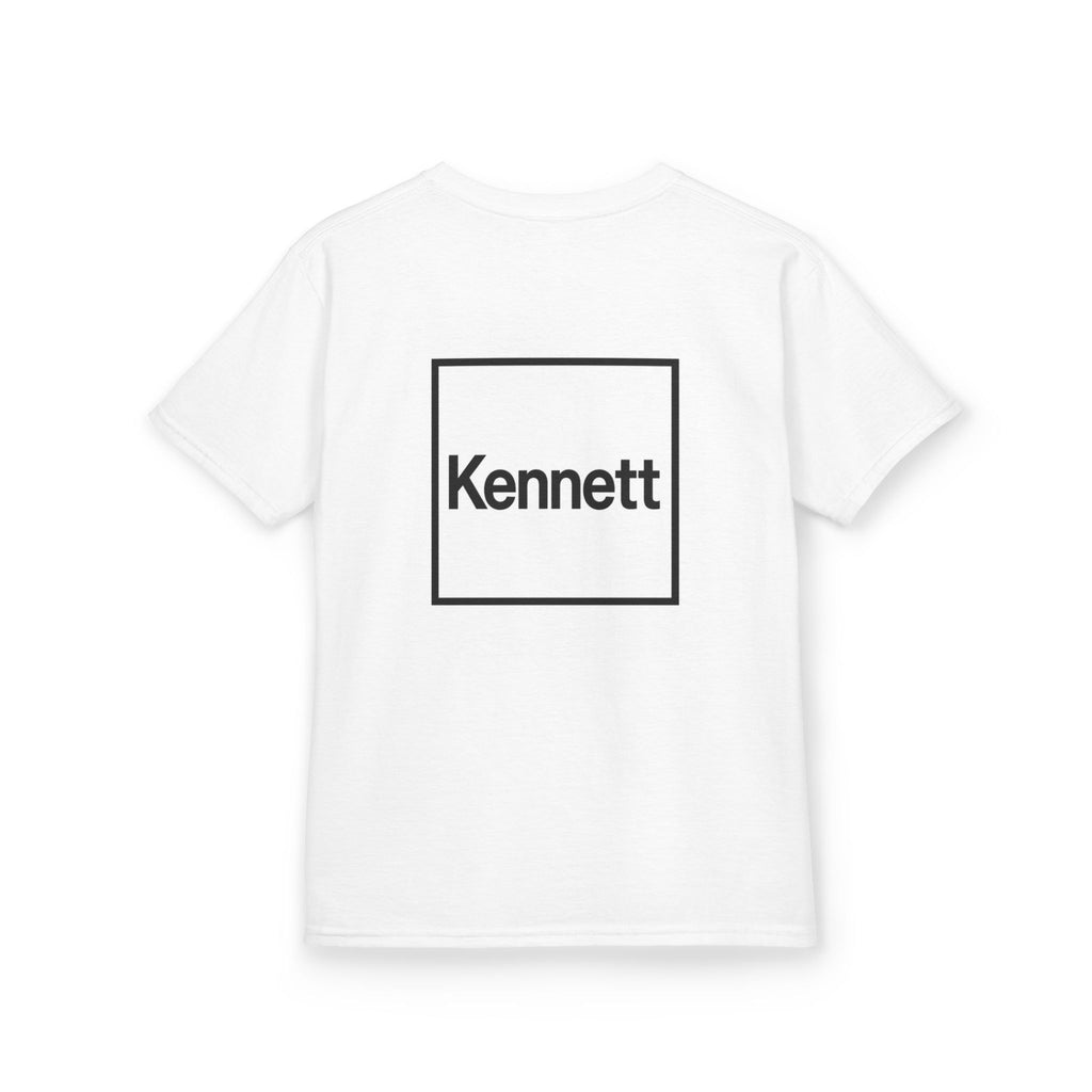 Kids Tee - 'Shop Local' Pocket Logo with Custom Name (Kennett)