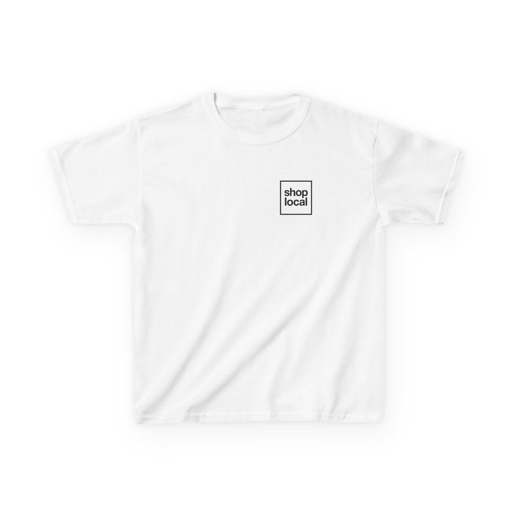 Kids Tee - 'Shop Local' Pocket Logo with Custom Name (Kennett)